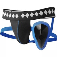 Protection de protection inguinale de boxe en cuir PU de haute qualité, fabriquée au Pakistan, design extra profond et entièrement large avec élastique