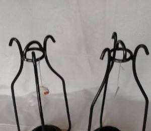 Lanterne décorative artisanale en métal, porte-bougie chauffe-plat, décoration de jardin de style campagnard, lanterne en fil de fer, décoration de Noël - Product Image 4