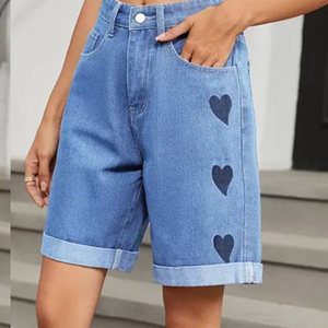 Shorts en jean pour femmes, légers, de la meilleure conception, avec impression de logo personnalisée, confortables et de longueur courte - Product Image 6