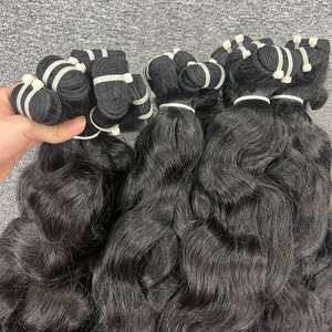 เส้นผมธรรมชาติเป็นลอนผมมนุษย์100% ผมดิบจากเวียดนาม - Product Image 5