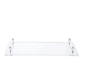 Bandeja de servicio de acrílico transparente Fabricante Personalizado Elegante Tamaño personalizado Bandeja de acrílico hecha a mano - Product Image 6