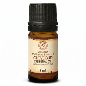 Huile essentielle de clou de girofle 100% pure et naturelle 5 ml Eugenia Caryophyllus Huile d'aromathérapie - Product Image 1