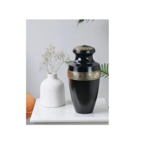 Nuevo diseño personalizado urna de cremación para adultos hecha a mano de lujo de latón blanco marca RABEH tamaño personalizado duradero - Product Image 5