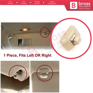 Support de fixation pour pare-soleil BDP1657, 1 pièce, couleur beige, pour A1 A3 A4 B7 B8 B9 A5 A6 C6 Q2 Q3 Q5 TT Exeo - Product Image 5