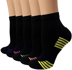 Chaussettes de compression pour hommes et femmes soutien chaussettes personnalisées logo couleurs et adhérence pour football basket-ball course cyclisme chaussettes de sport - Product Image 3