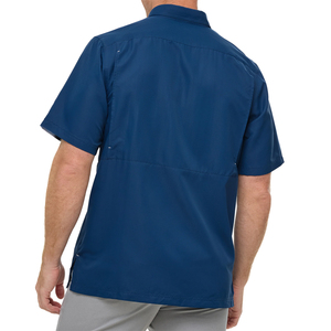 Camisas de Playa Tropicales para Hombre, Manga Corta, Cuello en V, con Botones, Estampado Completo Personalizado, Elásticas en 4 Direcciones, Venta al Por Mayor - Product Image 3