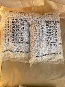 Pierres décoratives de paysage de galets blancs dégringolés de conception moderne avec la surface naturelle polie fournisseur vietnamien - Product Image 5