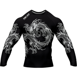 Chemises de protection contre les éruptions cutanées à séchage rapide 2025 Logo personnalisé Mens Rash Guard Protection solaire UV Combinaisons de plongée à manches longues Compression Adultes - Product Image 3