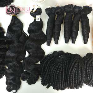 Pixie ช่อผมมนุษย์แท้สำหรับต่อผม100% ผมมนุษย์ผมหยิกเป็นกระจุก - Product Image 5