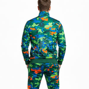 Conjunto Deportivo de Camuflaje para Hombre de Calidad, Diseño Atlético Moderno, Tela Cómoda para Entrenamiento, Viajes y Estilo de Vida Casual - Product Image 6