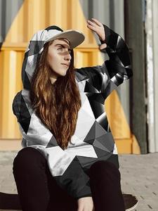 Sweats à capuche graphiques en polys imprimés en 3D personnalisés pulls pour hommes et femmes 100% coton sweats à capuche confortables du Bangladesh - Product Image 4