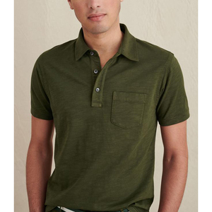 Polos personalizados para hombre al por mayor, camisetas de calle con bolsillo y logotipo personalizados, camisetas polo para hombre - Product Image 5