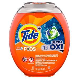 Compre Tide Pods Plus Ultra Oxi, detergente líquido para ropa, 32 unidades, al por mayor - Product Image 1