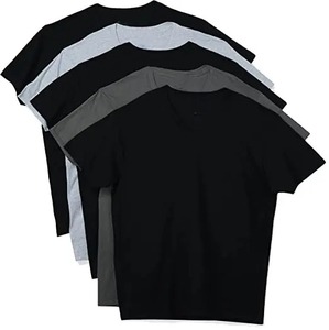 T-shirts pour hommes à manches courtes, col rond, 100% coton premium 220 g/m², impression de logo personnalisée, vente en gros - Product Image 1