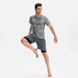 Short de planche respirant en tissu doux écologique pour hommes entraînement avec cordon de serrage taille moyenne séchage rapide imperméable personnalisé - Product Image 1