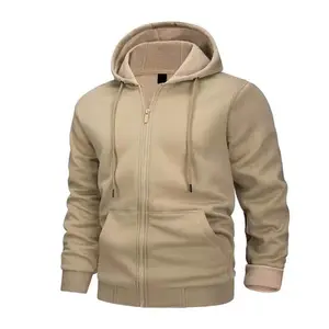 2023 Fashion Men Hoodie Sweatshirts Blank Cheap Hoodies OEM Service Zip Up Wholesale Hoodies Men Clothing Cotton Breathable