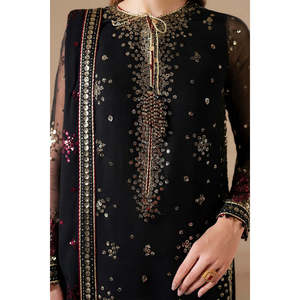 Ensembles de costumes de luxe pour femmes Jazmin 2025 en mousseline brodée Modèle UC-3070 & TC-1328 - Product Image 5