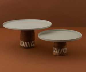 Soporte clásico para tartas con Base de fregona de madera con alta venta de pasteles elegantes para servir pasteles, soporte para servidor, fiestas en casa, uso de mesa - Product Image 1