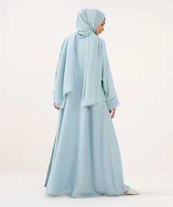 Nouvelle Collection 2025 – Abaya Mukena de Luxe pour Femme, Ensemble 2 Pièces Robe de Prière Musulmane avec Hijab, Jilbab Modeste de Dubaï pour le Voyage - Product Image 2