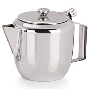 Classic Stainless Steel Tea Pot with Pour Spout, Ergonomic Handle Apple Tea Pot - Product Image 3