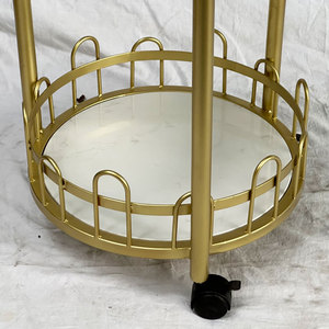 Perchero de Hierro Moderno y Minimalista para Sala de Estar con Superficie de Piedra KPT68035 - Product Image 3