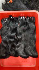 2025 nouvelles tendances produit vente chaude de haute qualité 100% vierge brut pleine tête génie trame Extensions de cheveux cheveux humains - Product Image 6