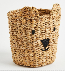 Prix de gros personnalisé paniers de rangement en jacinthe d'eau naturelle panier pour enfants animaux pour le salon - Product Image 3