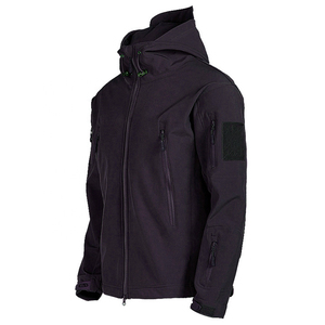 2025 unisexe Softshell randonnée veste haute qualité imperméable laine coton remplissage personnalisé OEM Services col montant fermeture à glissière - Product Image 6