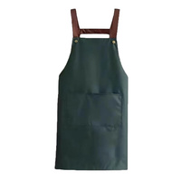 Delantal moderno y duradero para chef con corbata ajustable, diseño clásico cómodo y bolsillos utilitarios para elementos esenciales de cocina