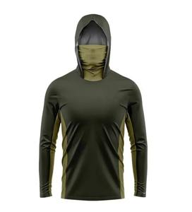 Vente en gros de sweats à capuche de pêche de protection UV pour hommes de performance concevez vos propres sweats à capuche de pêche imperméables et respirants à manches longues - Product Image 5