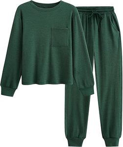 Nueva llegada chándales de diseño a medida precio al por mayor último para las mujeres liso 100% algodón transpirable pantalones de chándal chándales Casuales - Product Image 1