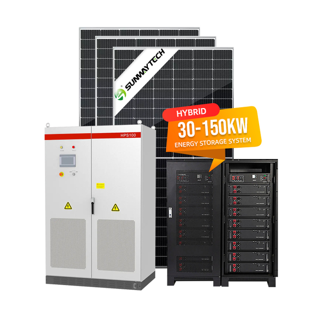 50 Kw 100 Kw Solar System Battery Storage Hybrid Pv on Grid Photovoltaic Solar Panel Home System Price