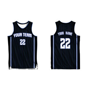 Maillots de basket-ball réversibles en maille personnalisés |   Uniformes pour hommes vierges à sublimation, vente en gros de vêtements de sport actifs - Product Image 3