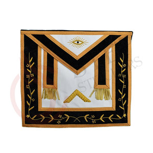 Nuevo Diseño de Delantal de Gran Maestro, Delantal Ceremonial Bordado a Mano de Primera Calidad - Product Image 1