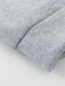 Chándal de talla grande ecológico hecho a medida para hombre, pantalones con capucha y cremallera completa, conjunto de 2 piezas al por mayor - Product Image 4