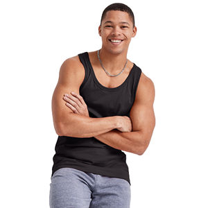 Débardeurs de sport personnalisés en coton pour hommes, taille XL, séchage rapide, respirants, style décontracté, couleur personnalisable pour l'entraînement - Product Image 1