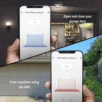 Télécommande intelligente Tuya pour porte de garage, contrôleur WiFi via application, alerte d'ouverture gauche de la porte de garage