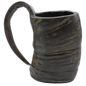 Tazas de Cuerno de Animales Vintage para Eventos de Reenactación Histórica, Auténticos Recipientes para Beber Hechos a Mano con Cuerno de Búfalo Natural, Portátiles - Product Image 4