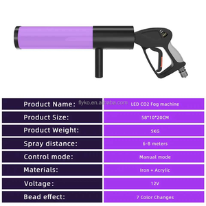Pistola de CO2 LED Rgb profesional DJ Bar Party <span class=keywords><strong>Precio</strong></span> bajo Máquina de chorro de humo de mano Equipo de DJ - Product Image 4