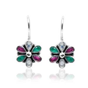 Pendientes múltiples delicados de Plata de Ley 925, joyería de boda minimalista pequeña para artículo de regalo de moda de aniversario - Product Image 2