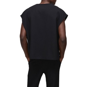 Tank Top Wholesale Longline <b>Men</b> Clothing Manufacturer <b>Stringer</b> Custom Blank Streetwear Outdoor Fashion Round Neck Tank Top <b>Men</b> - Product Image 3