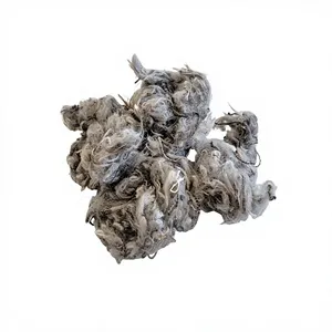 Cut-to-length frayed fiber, 90 mm, made from 100% pure PES BCF <b>yarn</b> needle-punched <b>polyester</b> felt - Product Image 2