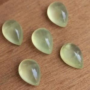 อัญมณีเพรไนต์6มม. 8มม. สีเขียวธรรมชาติอัญมณีทรงหลวม - Product Image 1