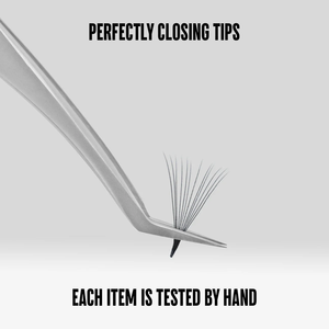 For STL-11 Curved L-Shaped Stainless Steel Eyelash Extension Tweezers Precision Tips Lightweight Non-Corrosive for - Product Image 4