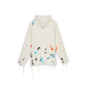 Sweat à capuche pour homme de haute qualité, 100% coton, avec broderie imprimée en polaire - Product Image 2