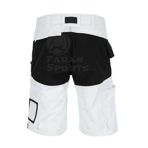 Pantalones cortos de trabajo de algodón 100% para hombre más vendidos, ropa de entrenamiento de patrón sólido, cintura media, uso informal, transpirable, gran oferta - Product Image 2