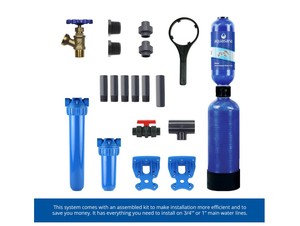Système de filtration d'eau Aquasana pour toute la maison, économique, avec filtration multiple et raccords en laiton - Product Image 2