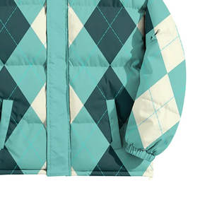 Veste matelassée coupe-vent en gros, personnalisée, légère, matelassée, ample, à capuche, pour homme et femme - Product Image 6