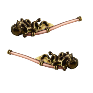 นกหวีดทองเหลืองชุบทองพวงกุญแจตำรวจพวงกุญแจพวงกุญแจของขวัญคริสต์มาสกระดิ่งดีไซน์วินเทจ - Product Image 5