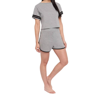 Custom Women Short Sets Tracksuit Sweat Track <b>Suit</b> <b>Jogging</b> <b>Suit</b> Tracksuit Set T Shirt Shorts Set for Women Clothes - Product Image 4